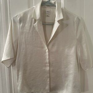 Artizia Wilfred beso satin shirt light birch XS